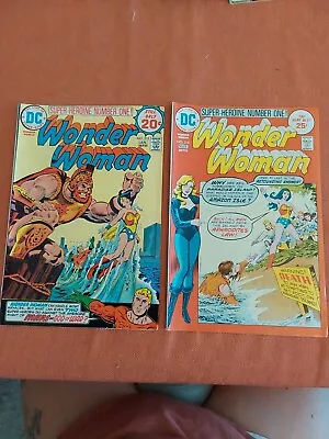 Buy Wonder Woman  #215 And #216   Two Bronze Age Dc's  1975 • 33.58£