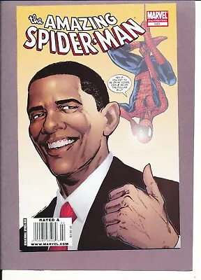 Buy Amazing Spider-man 583 2nd Print Newsstand Variant NM 9.4 Obama • 13.58£