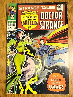 Buy Strange Tales #150 Key Fine- Nick Fury & Dr. Strange 1st Buscema Art For Marvel • 31.97£