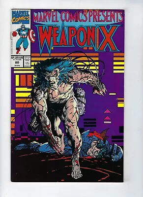 Buy MARVEL COMICS PRESENTS # 80 (WEAPON X Chapter 8, BARRY WINDSOR-SMITH 1991) VF • 6.95£
