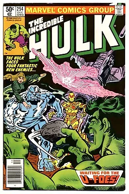 Buy INCREDIBLE HULK #254 VG,  1st U-Foes, Newsstand Marvel Comics 1980 Stock Image • 11.86£