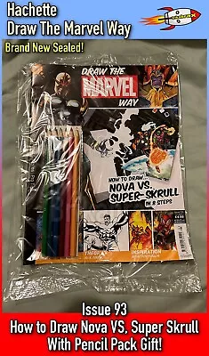 Buy Hachette Part Works: Draw The Marvel Way Issue 93 With Pencil Pack - New Sealed • 1.75£