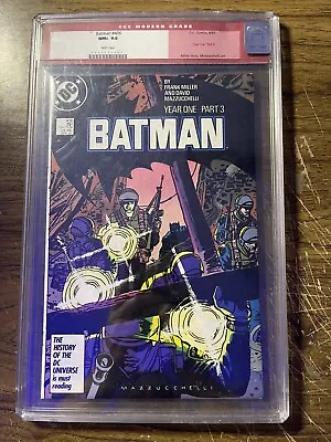 Buy Batman #406 (1987) CGC 9.6 Miller Part 3 Of  Year 1  Storyline 090122 14E • 59.20£