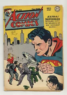 Buy Action Comics #114 GD+ 2.5 1947 • 223.87£