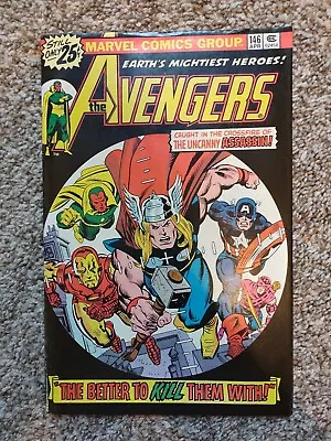 Buy The Avengers #146  Marvel Comics   1976  Iron Man  Captain America  Thor Vision  • 7.94£