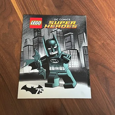 Buy Lego DC Comics Super Heroes Promo Magazine Batman 75th Anniversary SDCC 2014 • 5.52£