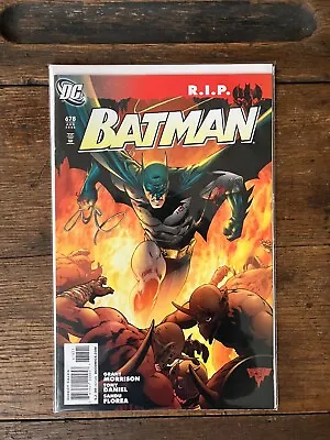 Buy Batman 678, Tony Daniel Variant Cover 1:25, Batman R.I.P • 1.99£