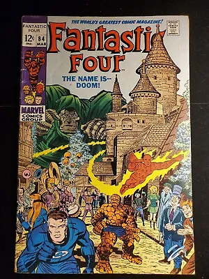 Buy Fantastic Four 84, Marvel Comics 1969, Doctor Doom Cover, Stan Lee  • 39.38£