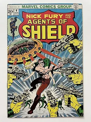 Buy Nick Fury & His Agents Of Shield #4 1973 Stan Lee, Jack Kirby, Jim Steranko VG+ • 3.12£