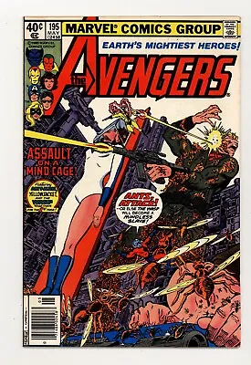 Buy The Avengers 195 NM- 1st Cameo Appearance Taskmaster Perez Art 1980 • 27.70£