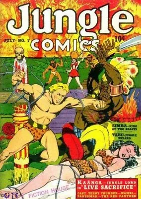 Buy Jungle Comics #1-163 Full Run On Dvd Rom Fiction House Vintage Golden Age Kaanga • 3.95£