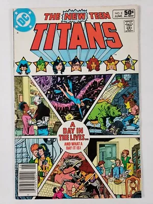 Buy The New Teen Titans #8 June 1981 A Day In The Lives Marv Wolfman George Perez • 2.01£