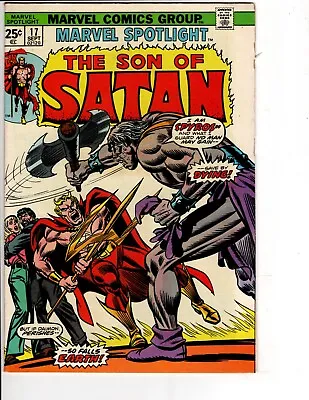 Buy Marvel Spotlight The Son Of Satan #18 Bronze Age Comic 1974 FN/VF • 11.85£