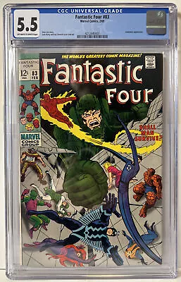Buy Fantastic Four #83 (Feb 1969, Marvel) CGC 5.5 • 56.76£