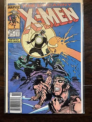 Buy Uncanny (The) X-Men #249 Marvel Comics 1st Appearance Whiteout 1989 VF-NM • 4.79£