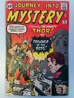 Buy Thor Journey Into Mystery #87 G/vg (3.0) December 1962 Marvel Comics ** • 139.99£