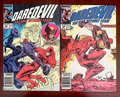 Buy 2 Issue Set! - Daredevil - The Man Without Fear #248 + 249 (1987) Marvel • 7.94£