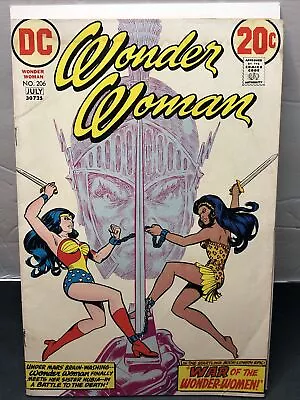 Buy Wonder Woman #206 (DC Comics 1973) Origin & 1st Cover Nubia! Key!  Rough Stains • 55.36£