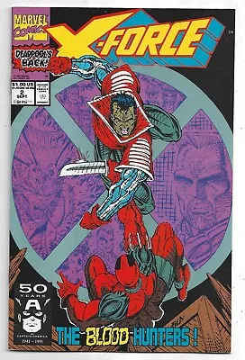 Buy X-Force #2 Second Appearance Deadpool VFN (1991) Marvel Comics • 5£