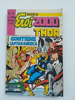 Buy Editorial HORN Heroes 2000 THOR COLLECTION JULY 6 1981 193 194 195 CAPTAIN AMER • 10.33£