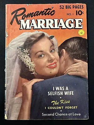 Buy Romantic Marriage #1 Golden Age Pre Code 1950 Good *A4 • 31.86£