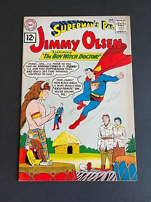 Buy Superman's Pal Jimmy Olsen #58 - Jimmy The Soda Jerk! (DC, 1962) VF- • 50.68£