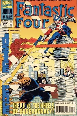 Buy Fantastic Four Annual #27 VF- 7.5 1994 Stock Image • 6.35£