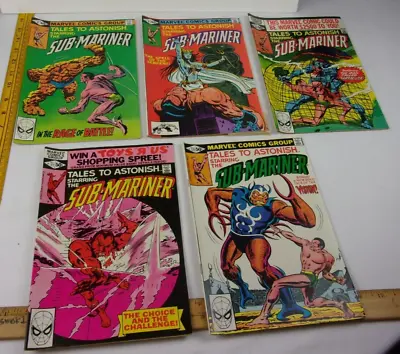 Buy Tales To Astonish 8 9 10 11 12 Sub-Mariner Comic Book Lot 1980 VF/NM • 13.38£