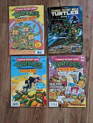 Buy TMNT Teenage Mutant Ninja Turtles Book 1 + Hero Collectors Edition & Poster Mags • 25£