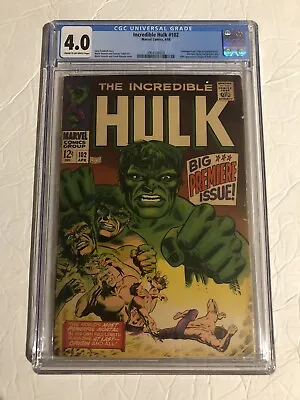 Buy Incredible Hulk 102 Cgc 4.0 • 180.79£