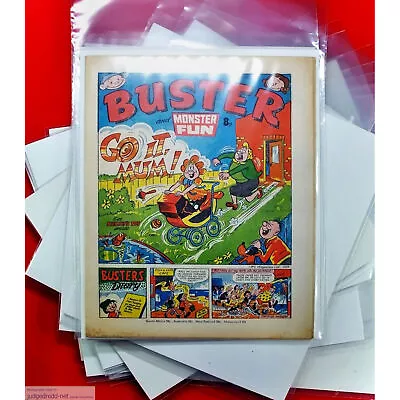 Buy BUSTER AND MONSTER FUN Comic Bags ONLY Size2 For British   X 25  . • 15.99£