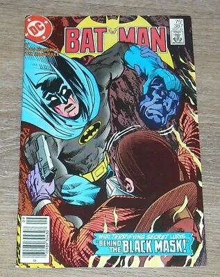 Buy BATMAN # 387 DC COMICS September 1985 NEWSSTAND VARIANT BLACK MASK INTRO PART 2 • 7.89£