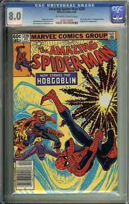 Buy Amazing Spider-man #239 Cgc 8.0 Ow/wh Pages / 1st Spider-man Vs Hobgoblin Battle • 63.25£