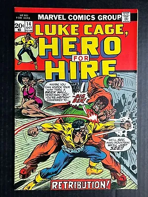 Buy HERO FOR HIRE #14 October 1973 Luke Cage 1st Appearance Big Ben • 30.09£