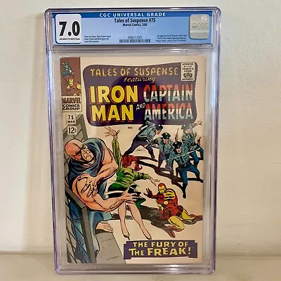 Buy Tales Of Suspense #75 Sharon Carter, Peggy Carter CGC 7.0 OW/W • 196.38£