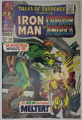 Buy Tales Of Suspense #89 Captain America Iron Man Marvel Comics (1967) • 14.95£