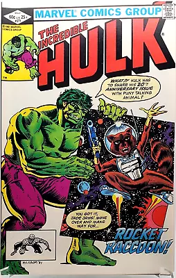 Buy Incredible Hulk #271, 1ST APPEARANCE OF ROCKET RACCOON AND LYLLLA (1982) VF • 236.94£