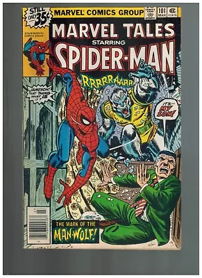 Buy Marvel Tales 101 Vs The Man-Wolf!  (rep Amazing Spider-Man 124)  1979 VF • 5.50£