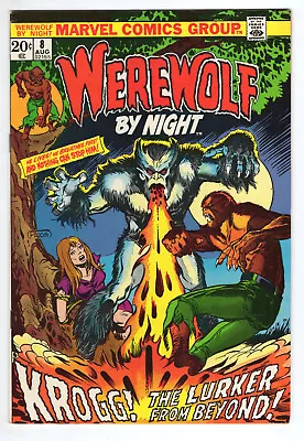Buy Werewolf By Night #8 Very Fine Plus 8.5 Krogg Len Wein Werner Roth Art 1973 • 30.04£