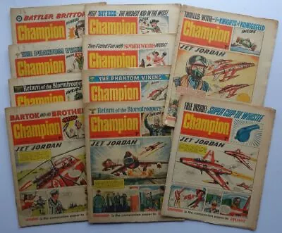 Buy Champion Comic #2-14 (1966) X 10 FR/GD, GD • 5.50£