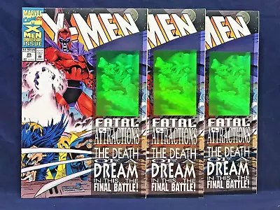 Buy 1993 Marvel X-men 25 Newsstand Lot Of 3 Old Store Stock High Grade • 19.79£