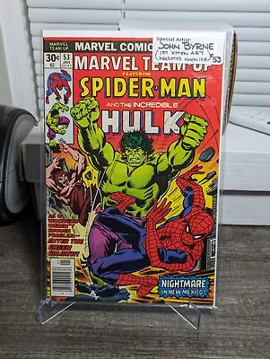Buy Marvel Team-Up # 53 - Spider-Man & Hulk, 1st Byrne Art On X-Men • 24.13£