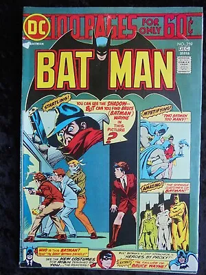 Buy Batman #259 Dc Comics Bronze Age 100 Pages!! The Shadow! • 21.89£