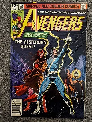 Buy The Avengers 185 Marvel 1979. Origin Of Scarlet Witch & Quicksilver • 5.99£