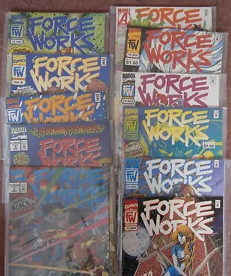 Buy Force Works #5 To #15 & 17 (#12 Is Flip Book, War Machine Brothers In Arms #1) • 7.95£