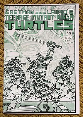 Buy Teenage Mutant Ninja Turtles #4 First Printing Volume 1 TMNT Mirage Studios 1985 • 100£