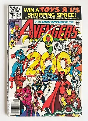 Buy Marvel Comics The Avengers #200 Double-Sized Anniversary Issue (Oct 1980) • 20.08£