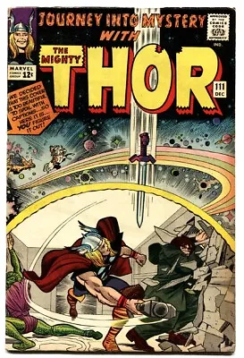 Buy Journey Into Mystery #111 Comic Book 1964- Thor- Jack Kirby Marvel Silver Age • 52.42£