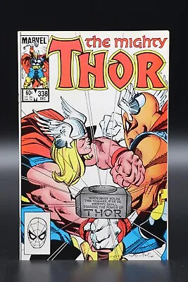 Buy Thor (1966) #338 Walt Simonson Homage Thor 126 Cover 2nd Beta Ray Bill NM- • 22.12£