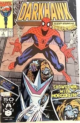 Buy Darkhawk # 3. May 1991.  Vfn Condition. Marvel Comics.  Spiderman App. • 3.49£